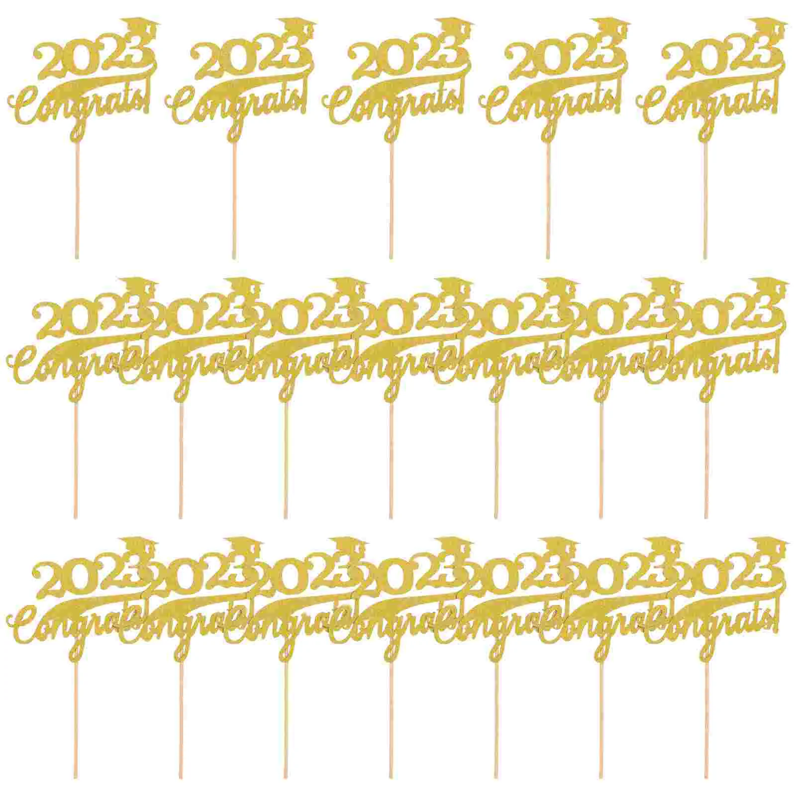 

Graduation Cake Cupcake Gradtopper Picks Party Toppers Decor Kindergarten Pick Appetizer Favors Senior Congratsclass 2023