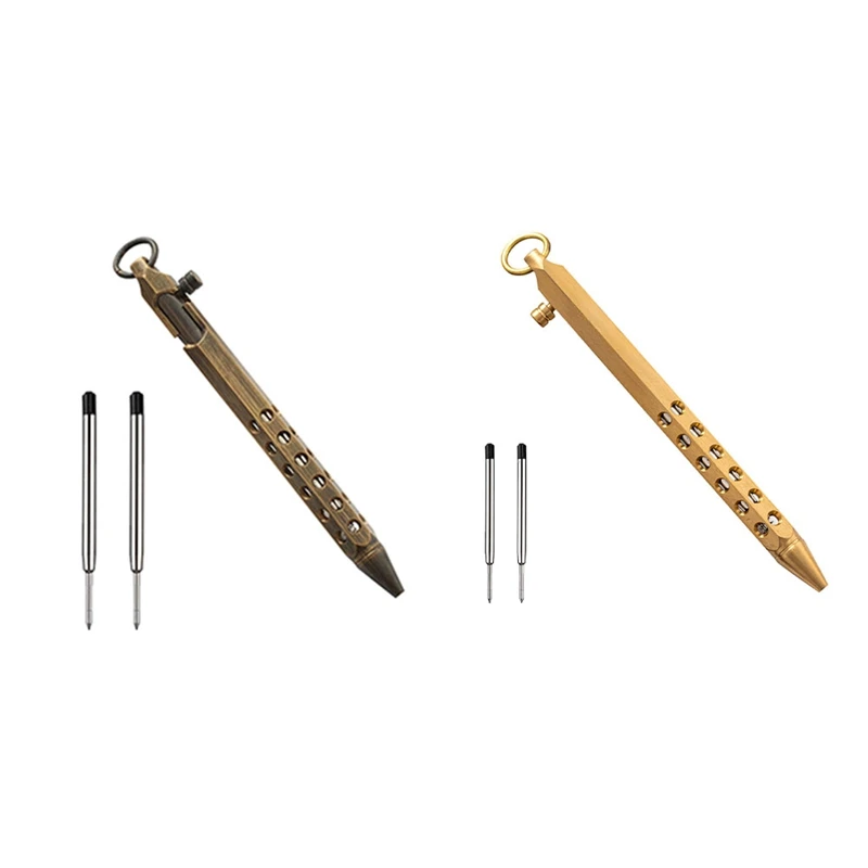 

Ручка Болтовая металлическая с 2 черными чернилами, в коробке