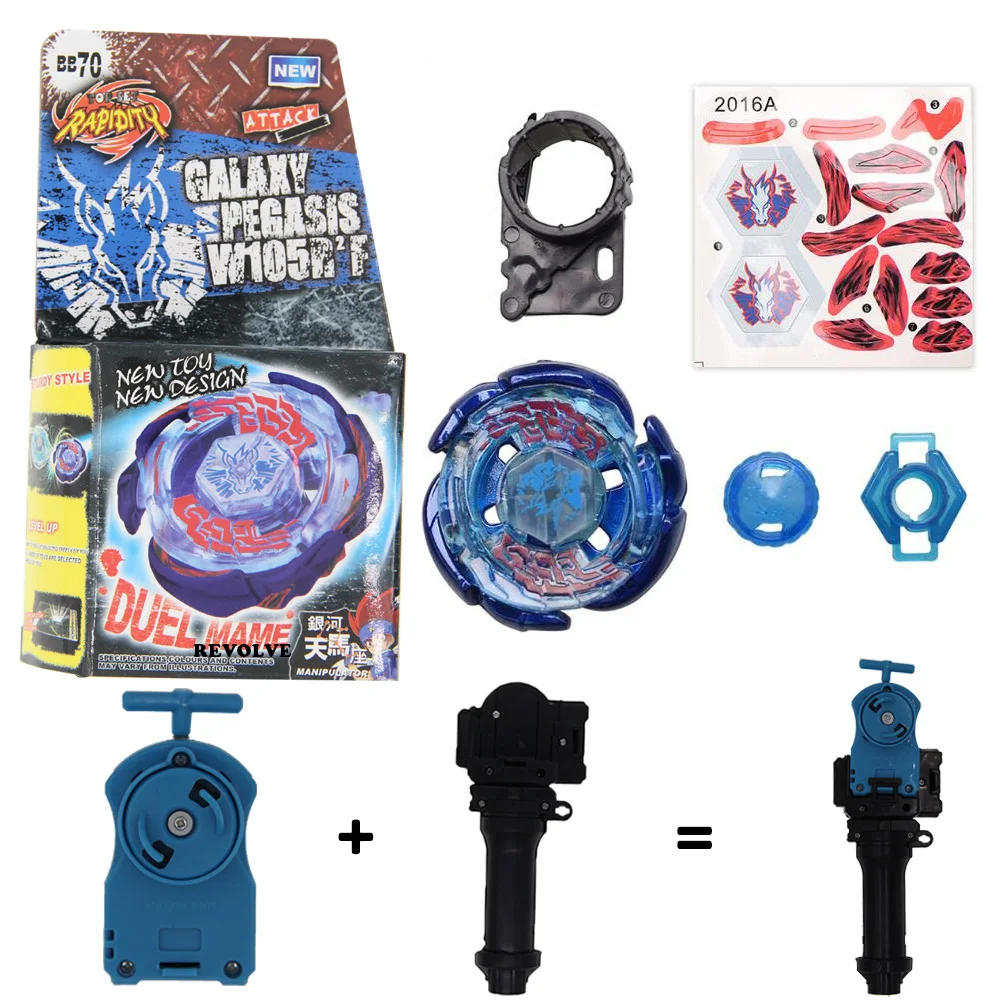 Фото B-X TOUPIE BURST BEYBLADE wyvron Lightning L-Drago 100HF BB43 с рукояткой + синяя леска для запуска №5
