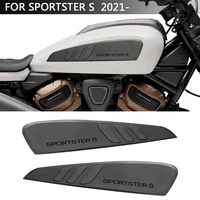 for sportster s 2021 2022 motorcycle side fuel tank pad tank pads protector stickers decal gas knee grip traction pad