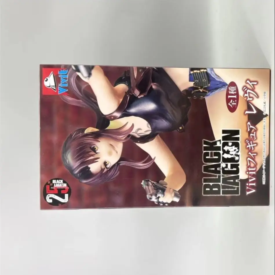 Фото Оригинальная коллекционная фигурка VIVIT BLACK LAGOON Revy из ПВХ, аниме-фигурка, модель Figuarts, 16 см №2