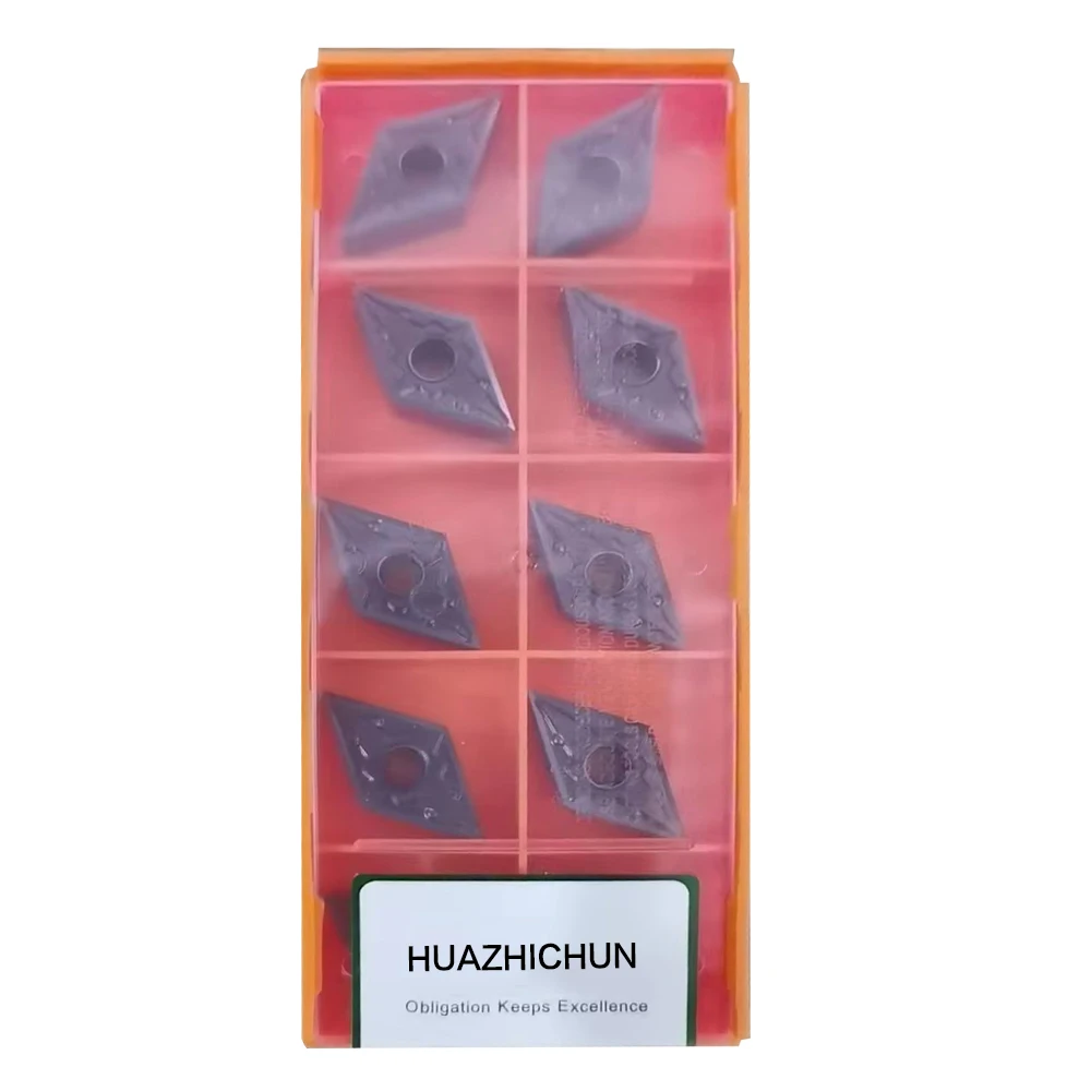 HUAZHICHUN 10шт DNMG 150608 -OMM OP1215 Токарный станок с ЧПУ для режущих твердосплавных вставок