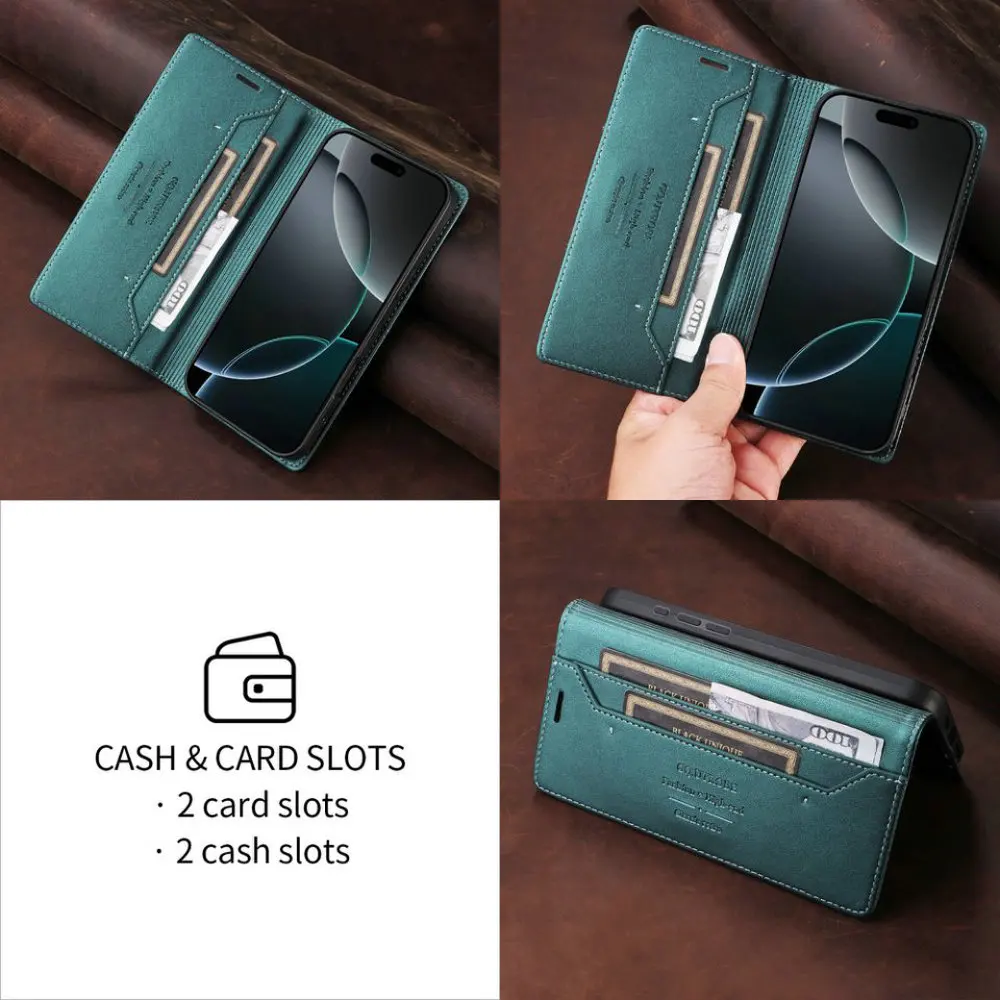 Фото Для POCO C85 5G 4G Роскошный чехол RFID Leather Card Book Funda Xiaomi Poco C85 Чехол PocoC85 C 85 C75 C65 C61 C55 75 65 Откидная крышка №3