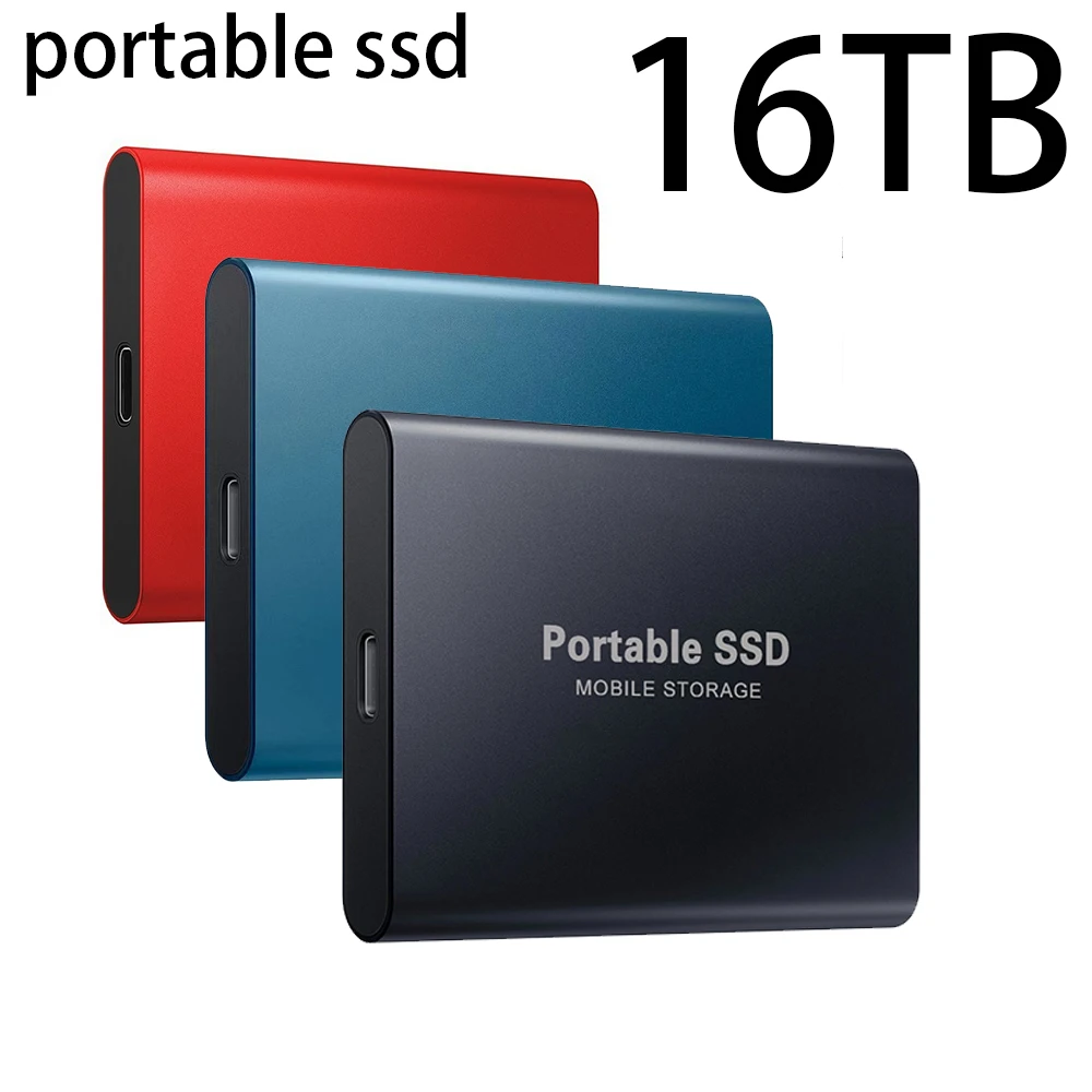 2 ТБ SSD мобильный твердотельный накопитель 16 портативный жесткий диск компьютер