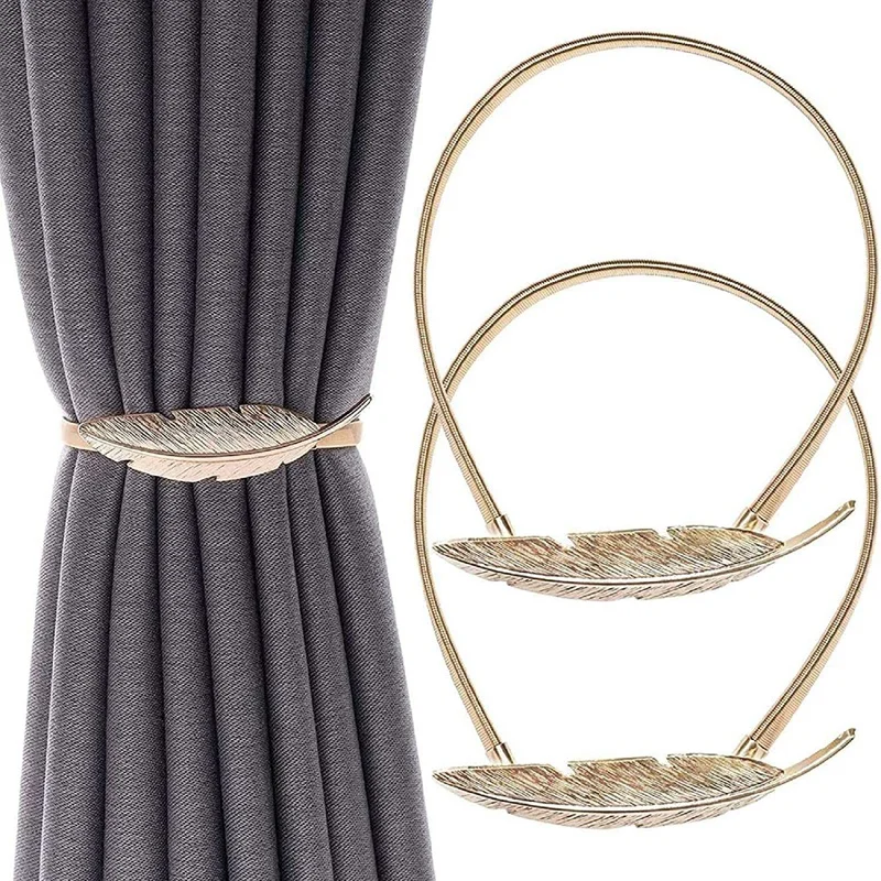 

2 шт. застежки для штор, зажимы для штор, держатели для штор из сплава, держатели для штор