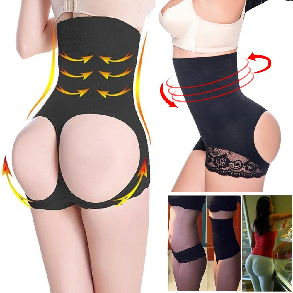 Sexy Body Shapewear Thong Waist Trainer Corset Open Bust Body Shaper Seamless Invisible Bodysuit Slimming Belly Underwear Faja