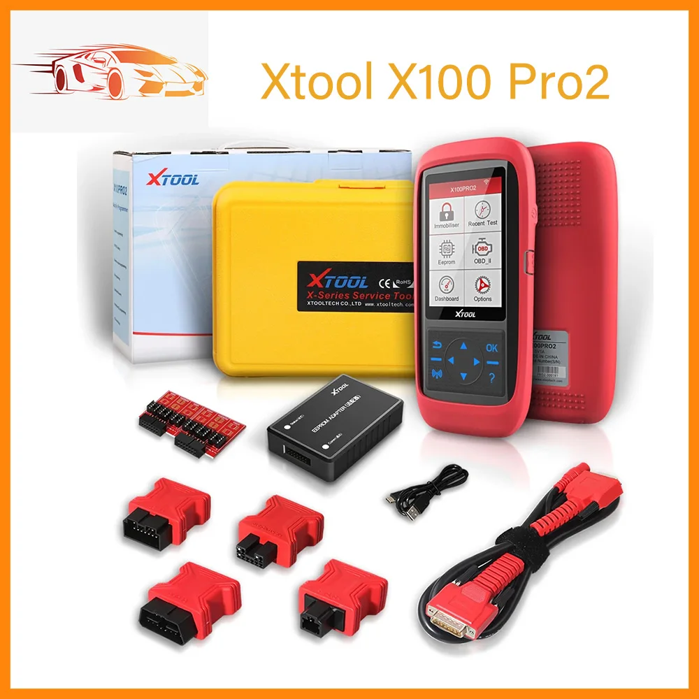 

High Quality XTOOL X100 Pro2 Auto Key Programmer IMMO OBD2Diagnostic Scanner Tool With EEPROM Adapter Support Mileage Adjustment