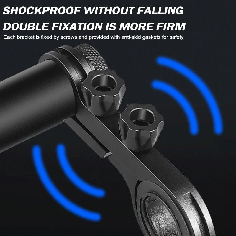 

Велосипедный удлинитель на руль, перезаряжаемый через USB держатель из алюминиевого сплава, водонепроницаемый для удержания велосипедного спидометра, GPS, телефона