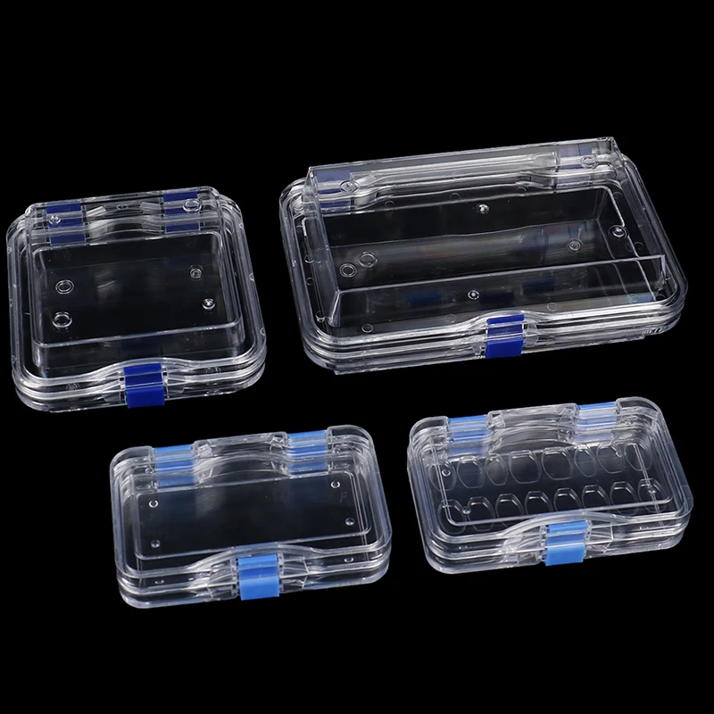 

5 sizes Dental Tooth Box With Film Lab Material Dental Supply Denture Storage Membrane Tooth Box With Hole 1pcs * box NEW