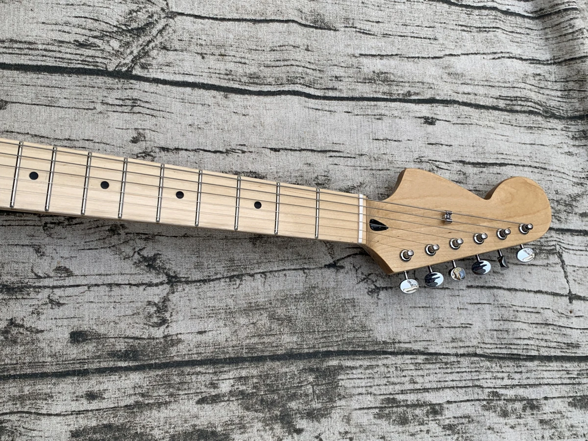 Оригинальная электрическая гитара 70 Jimi Hendrix Cream White ST специальная Выгравированная