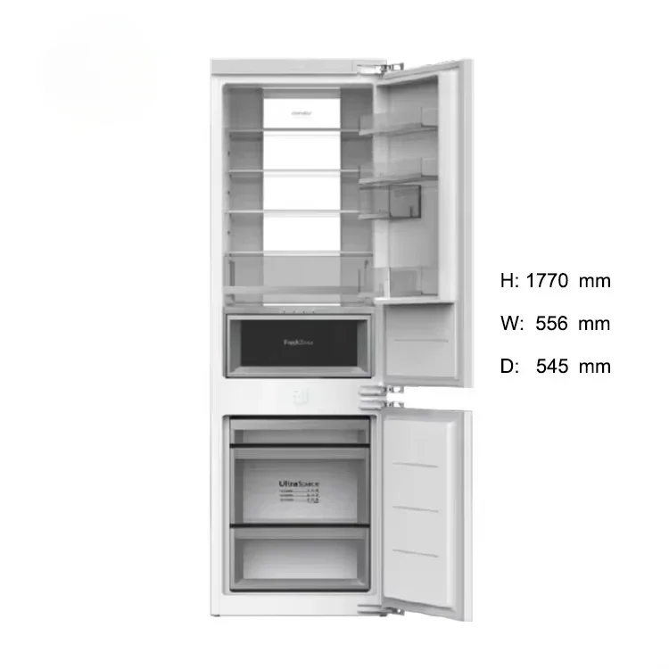 Фото Haushalts-Gefrier schrank im modernen Stil nebeneinanderカebaut Kühlschrank Gefrier schrank Kühlschrank №3