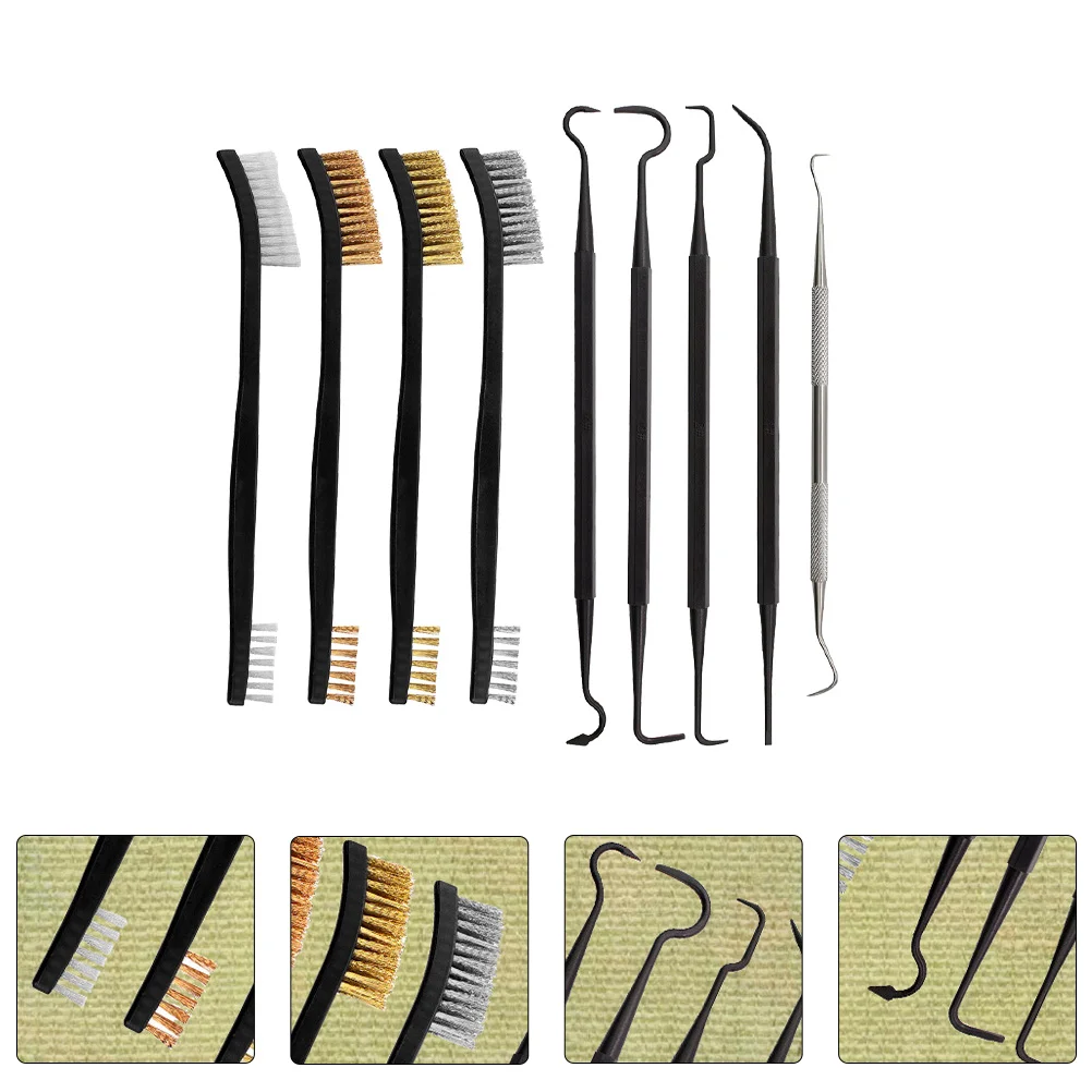 

Brush Wire Cleaning Brushes Double Pick 3D Head Metal Set Tool Nozzle Rust Steel Brass Removal Welding Ended Slag Extruder End