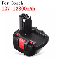 new for bosch 12v 12800mah psr rechargeable battery 12v 12 8ah ahs gsb gsr 12 ve 2 bat043 bat045 bat046 bat049 bat120 bat139