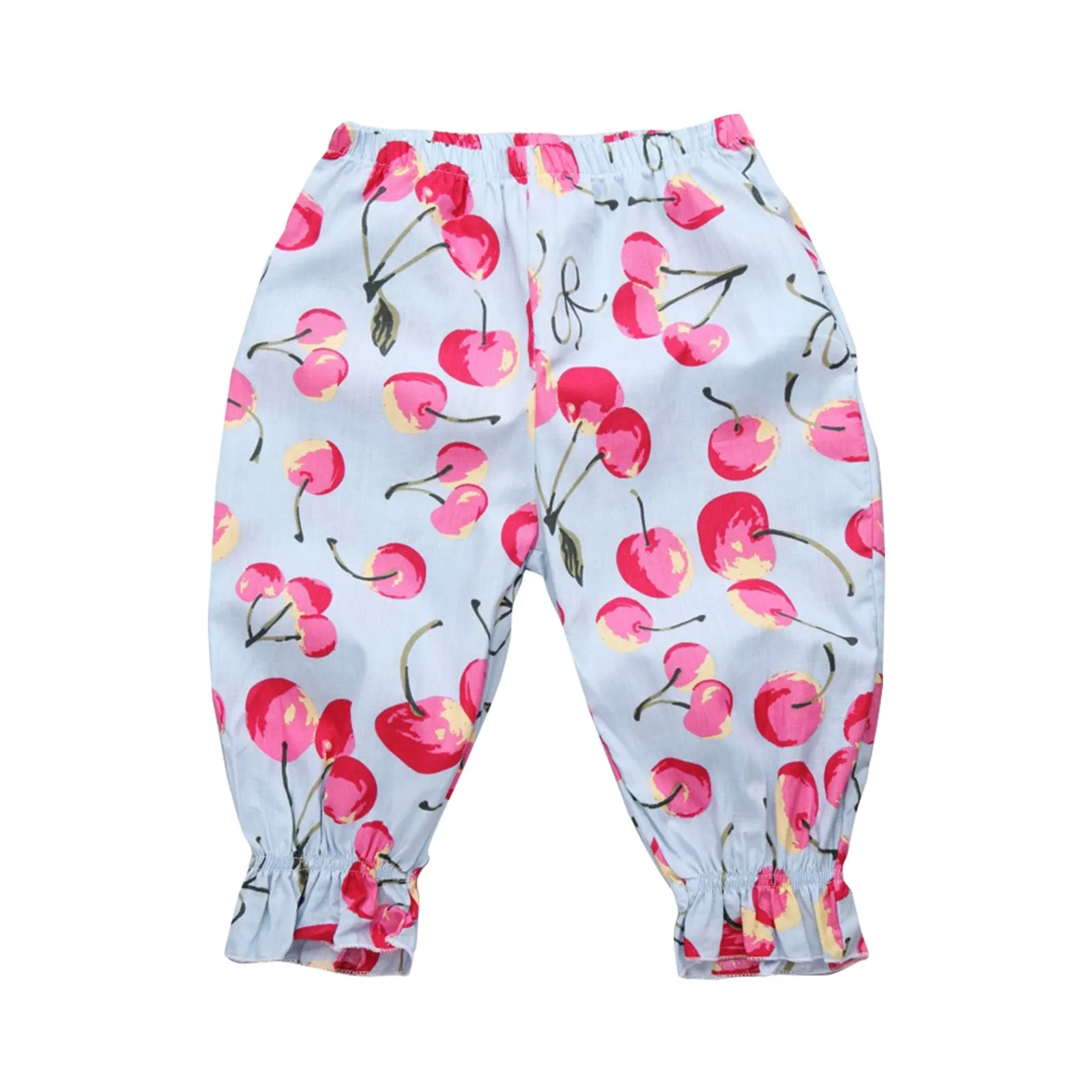 New Casual Polka Dot Fashion Floral Print Boys And Girls Mid Waist Cropped Floral Bloomers Clothes Size 5 New Casual Polka Dot Fashion Floral Print Boys And Girls Mid Waist Cropped Floral Bloomers Clothes Size 5