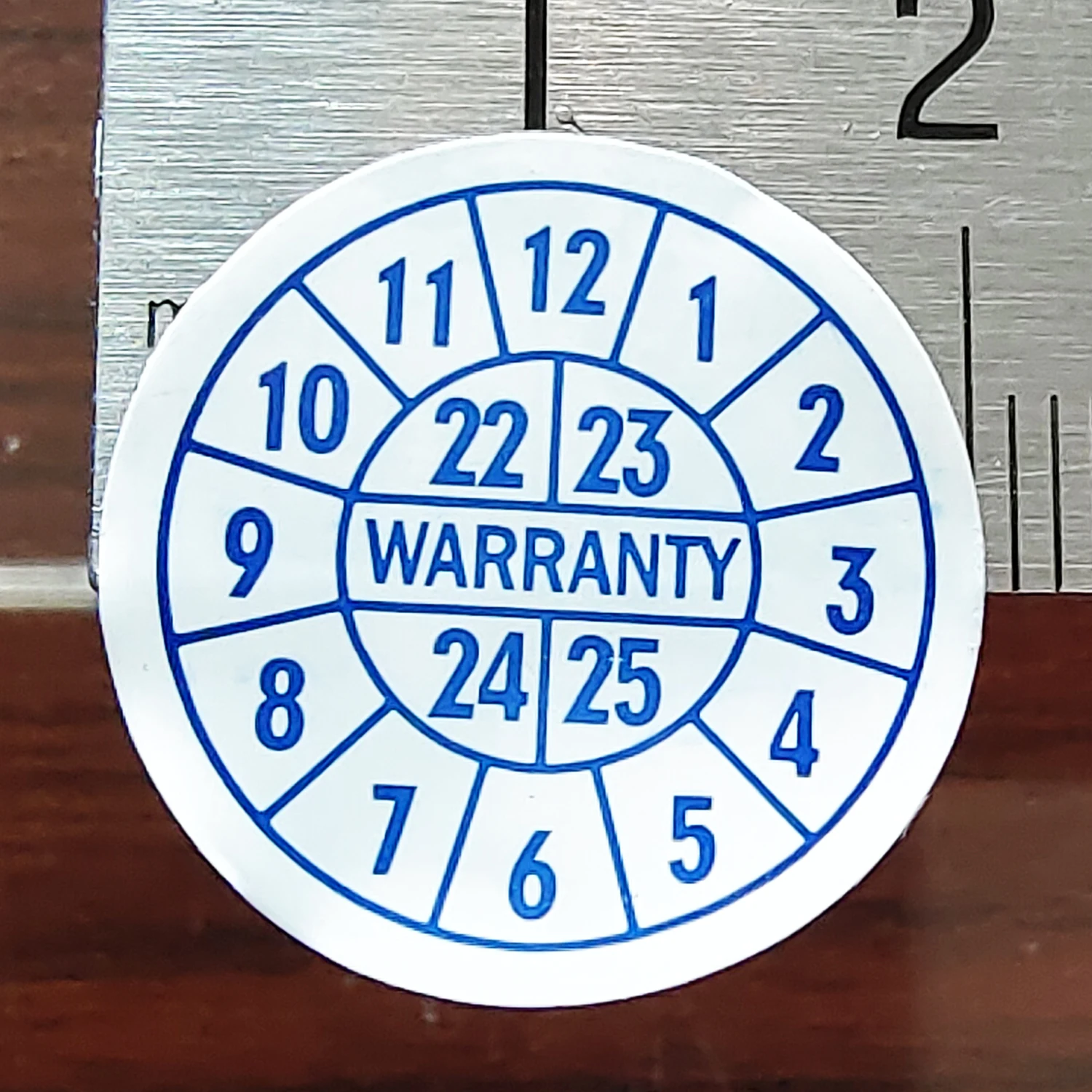 1000pcs/lot Warranty sealing label sticker void if tampered, diameter 2cm, Item No. V16