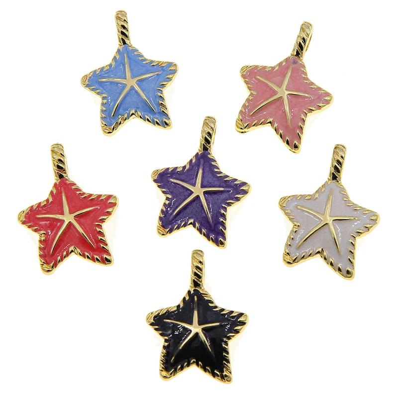 

Шармы-подвески с эмалью для бижутерии, 29 х22 мм, 50 шт.