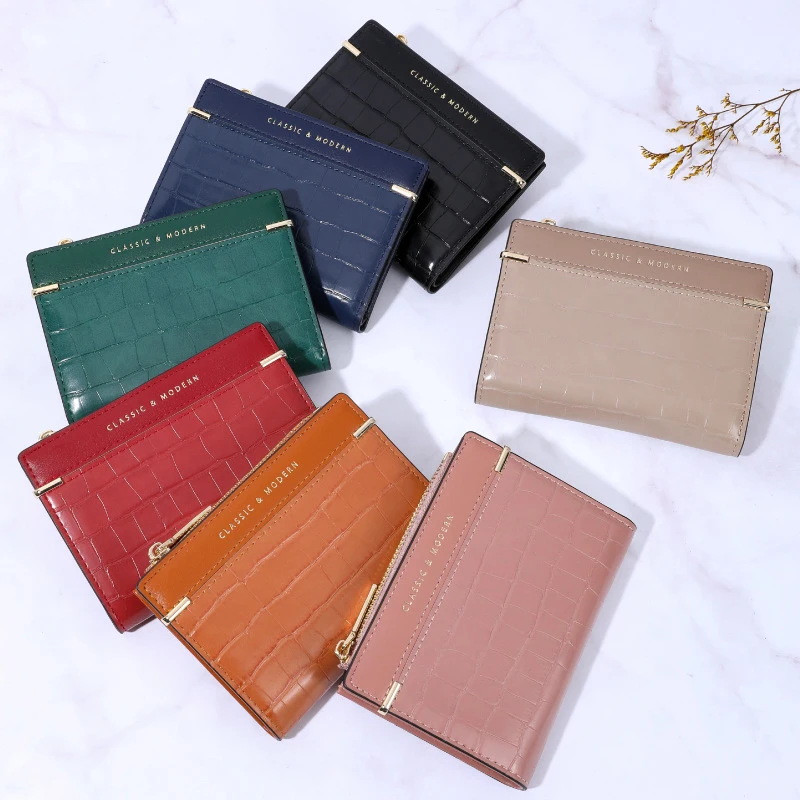 

Women Fashion Functional Bifold Short Wallet Clutch Purse Money Bag Chic Small Multi Card Coin Holder Multifunctional Pu Leather
