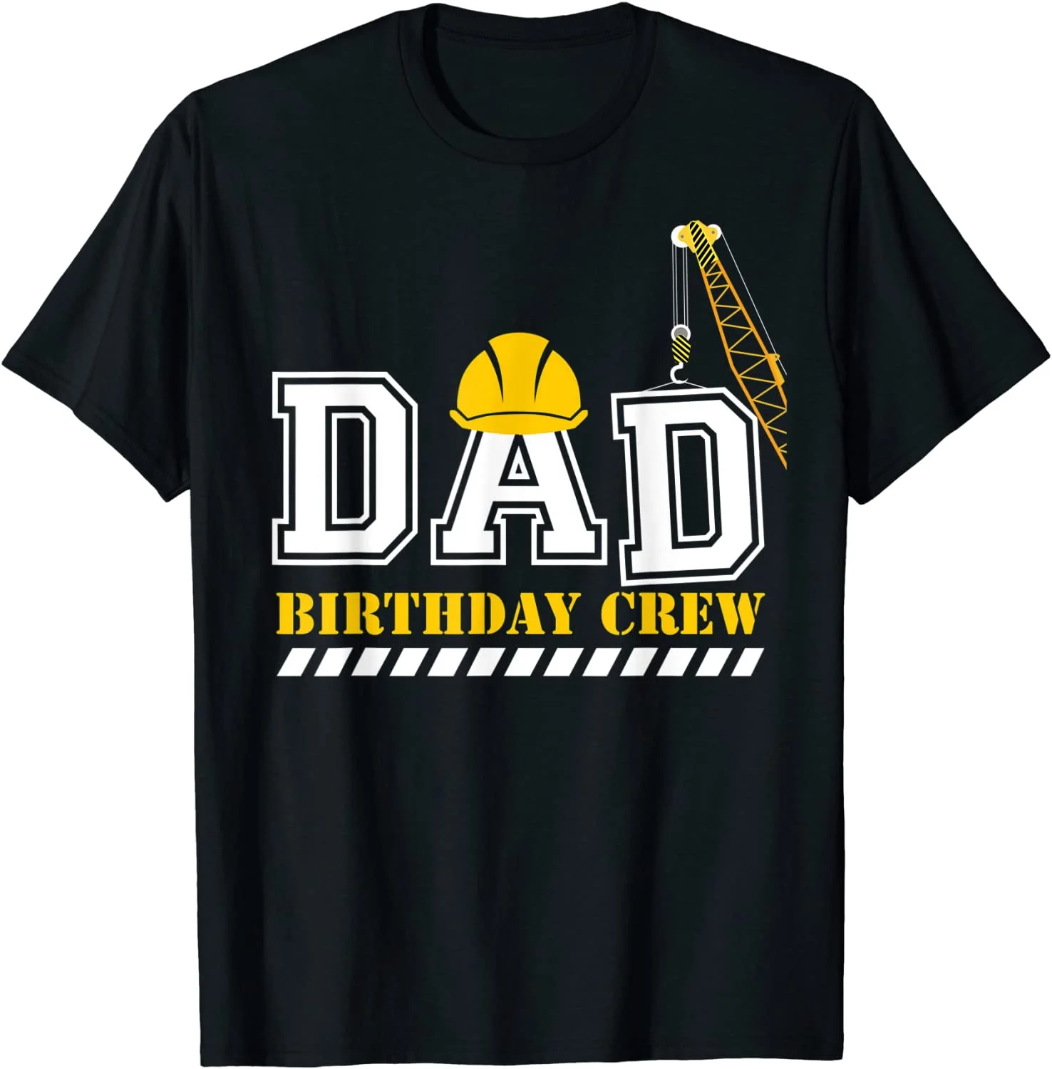 

Dad Birthday Crew Construction Birthday Party T-Shirt