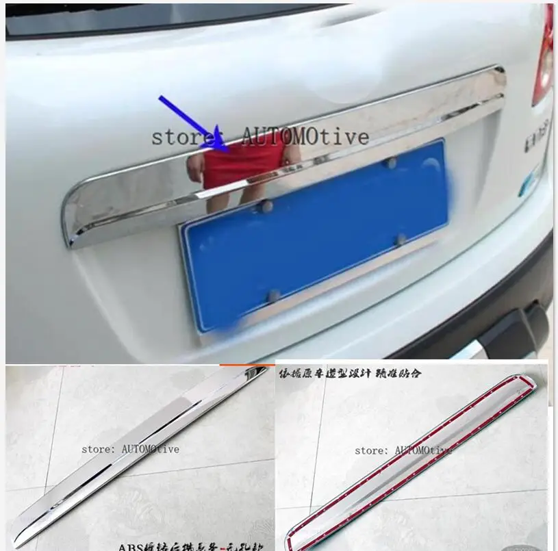 

Высококачественная крышка багажника из нержавеющей стали для NISSAN Qashqai 2008 2009 2010 2011 2012 с отверстием для ключей и без отверстия для ключей