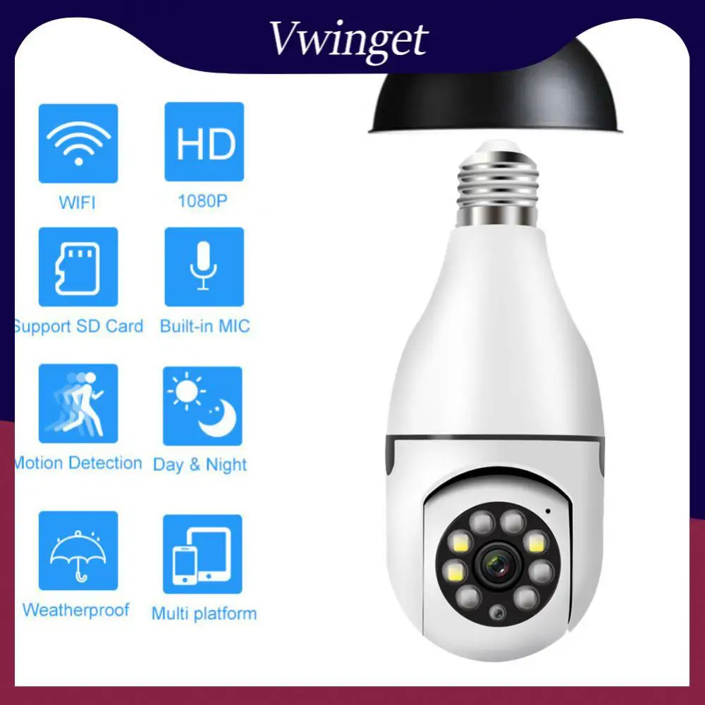 

Поддержка Wi-Fi лампы камеры наблюдения подходит для различных случаев локальное Удаленное воспроизведение 2,4 ГГц Wi-Fi поддерживает умную лампу
