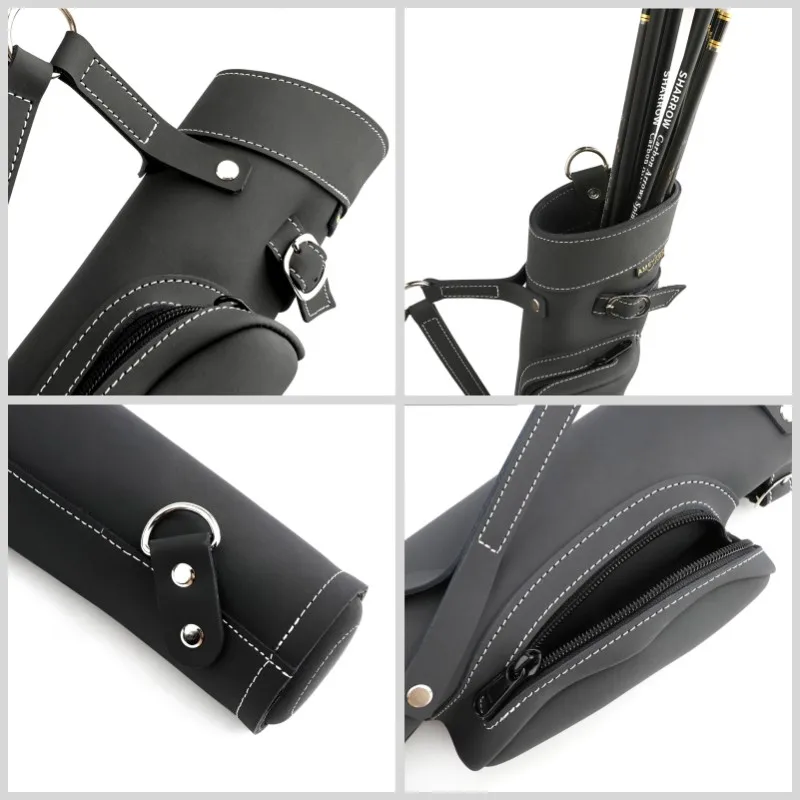 Колчан для стрельбы из лука воловьей кожи вмещает 20-30 шт. размах стрел талии плечо