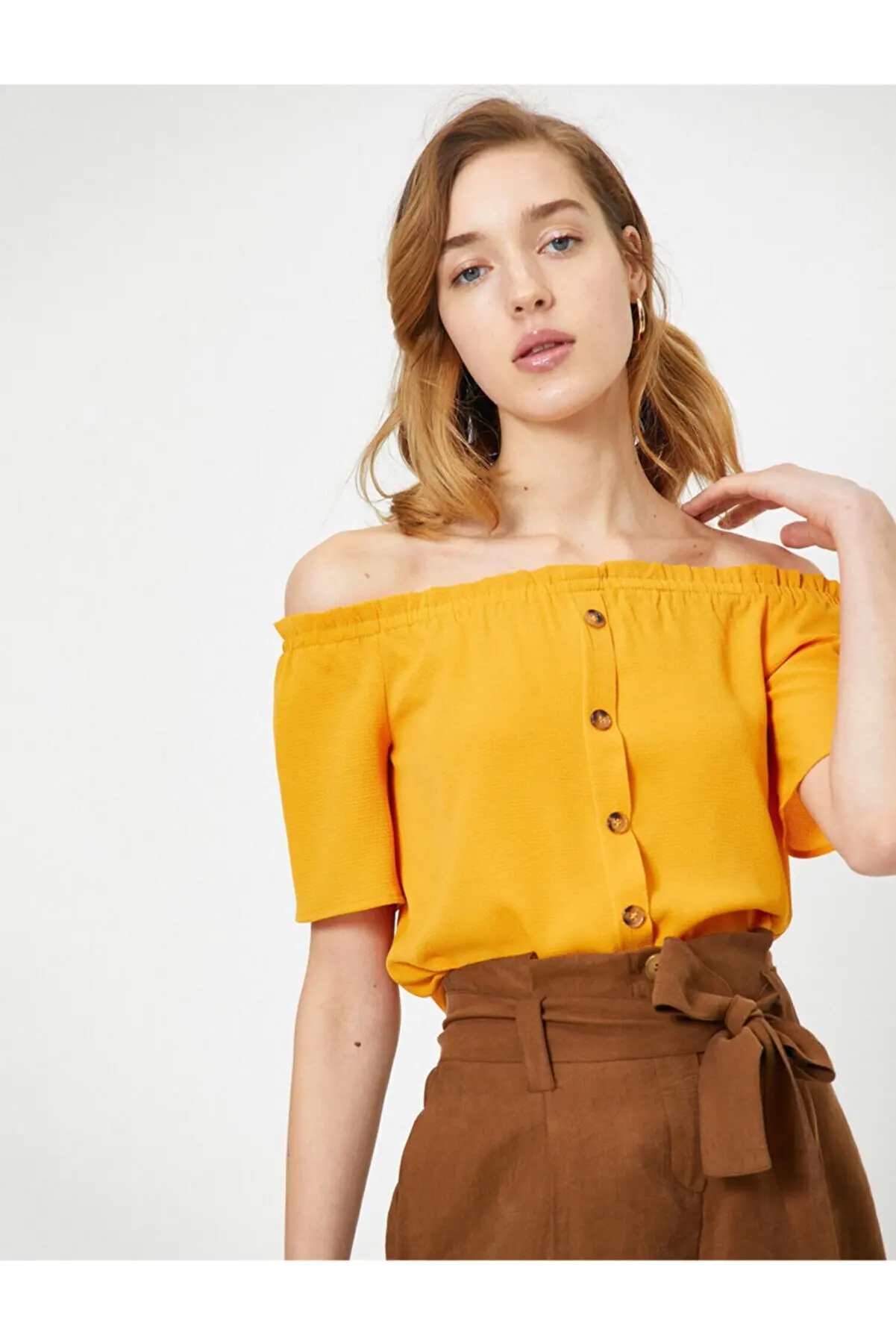 

Женская горчичная рубашка, летние женские рубашки, модные женские блузки, красивые и дешевые женские блузки 37620961