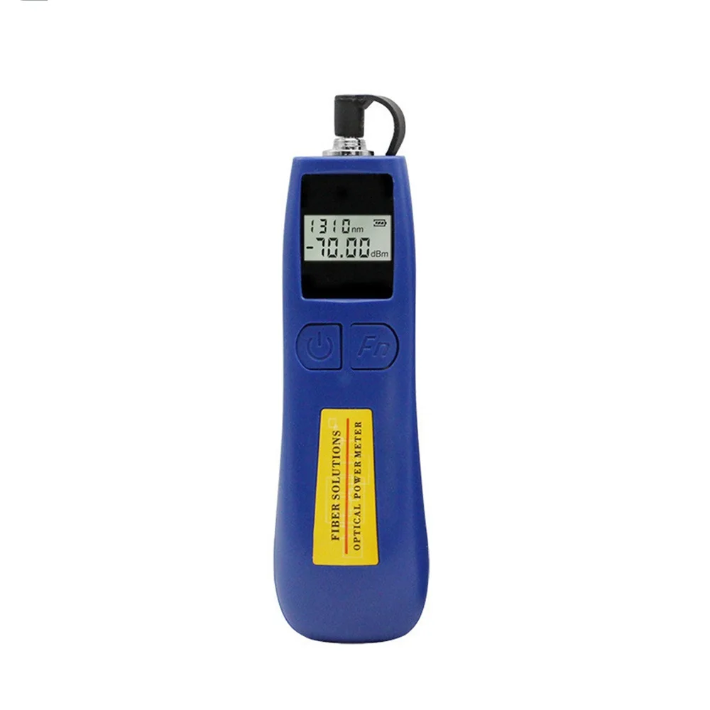 

Handheld Optical Power Meter Tester 2.5mm FC/SC/ST Universal Port 6 Standdard Wavelengths 850/1300/1310/1490/1550/1625/1650nm
