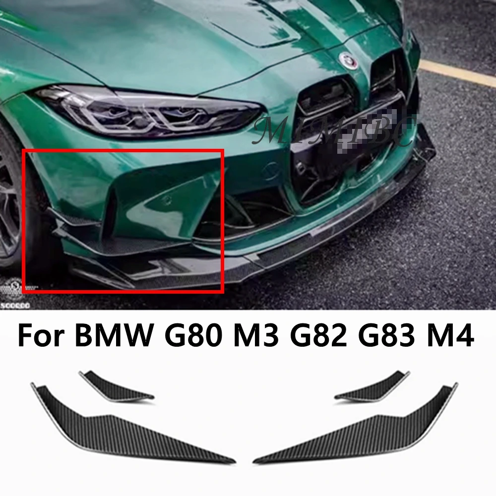 Спойлер для BMW G80 M3 G82 G83 M4 2021-2024 из углеродного волокна сплиттер губ