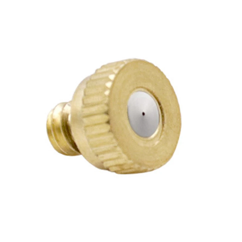 

1Pc Brass Misting Nozzles 0.1/0.2//0.3/0.4/0.5 Misting Nozzles Low Pressure Atomizing Spray Nozzle Agriculture Replacement Part