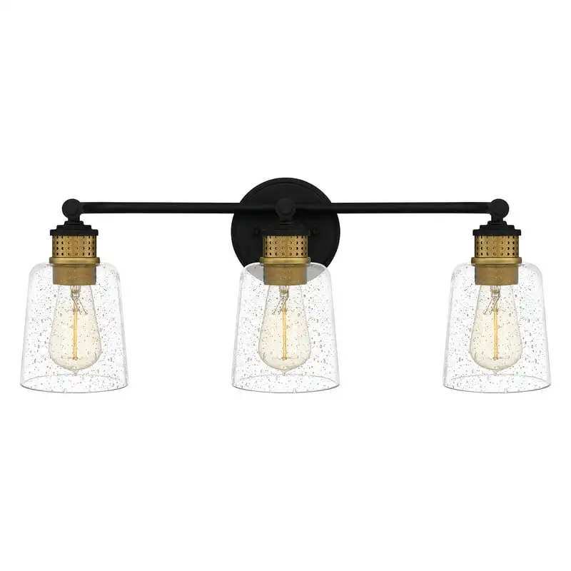 

3-Light Matte Black Light