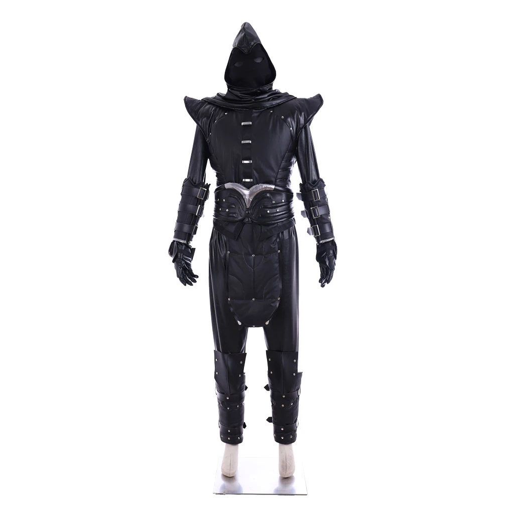 Game Mortal Kombat X Cosplay Noob Saibot Costumes Combat Outfit Full Suit Top Mask Halloween Carnival Christmas Custom Made
