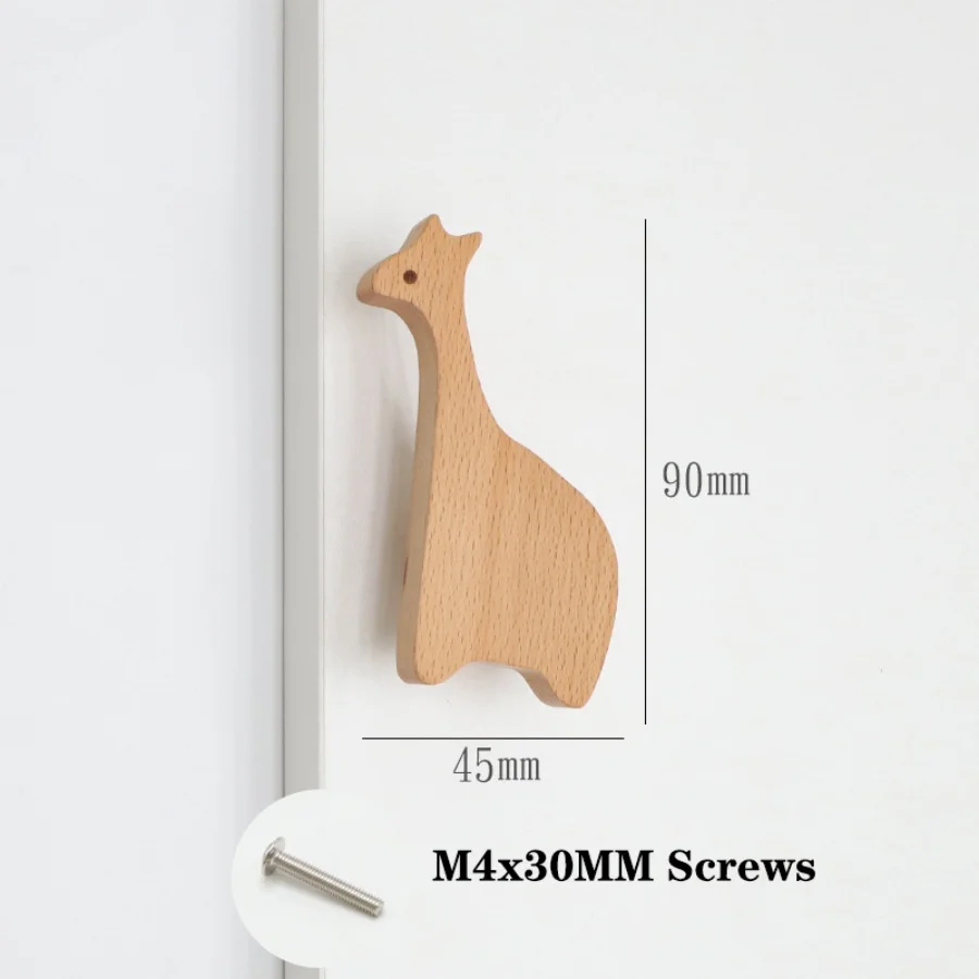 

Деревянные ручки для шкафов с животными