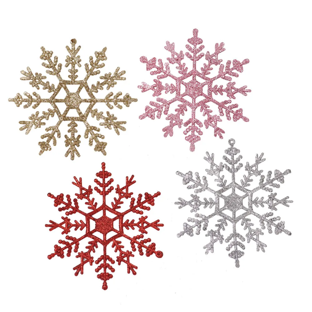 

3 шт., декоративные снежинки, 12 см