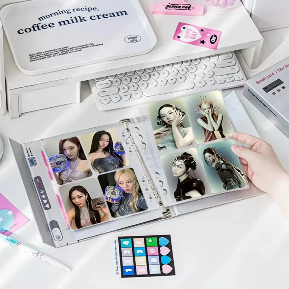 3-дюймовый ретро-альбом для DVD-карт CD/DVD женский стиль 2K держатель фотокарт