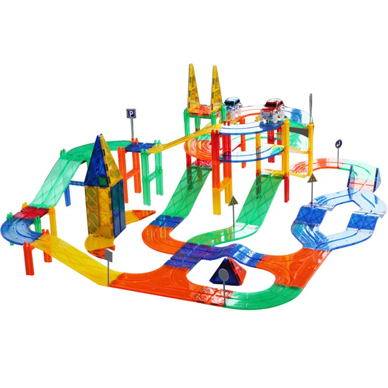 Большие детские строительные блоки волшебная Магнитная строительная доска