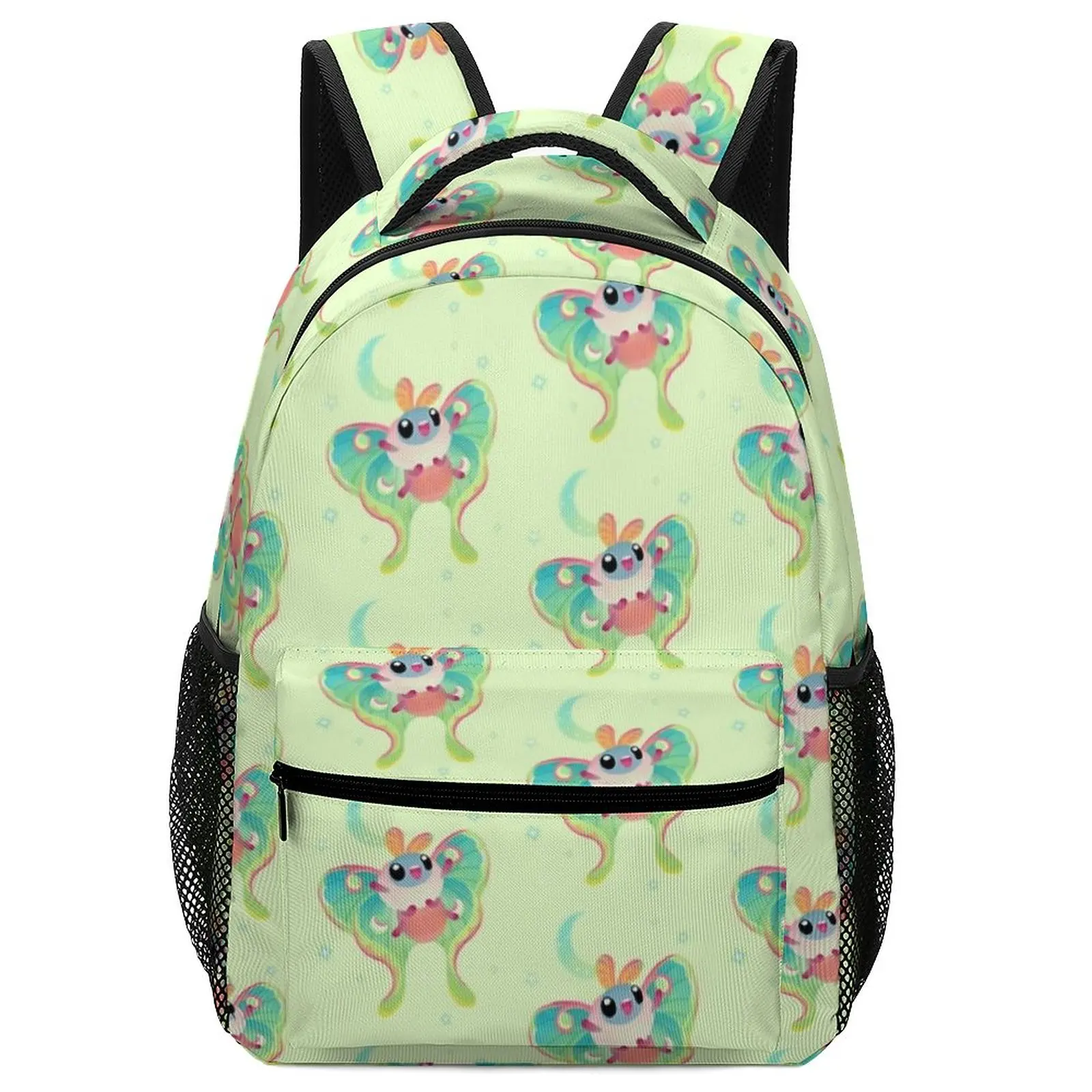 Kawaii  Moth_ Backpacks Girls 6 To 9 Years for Student Kids Men Women Art  School Bags Middle School Backpack Set For Girls