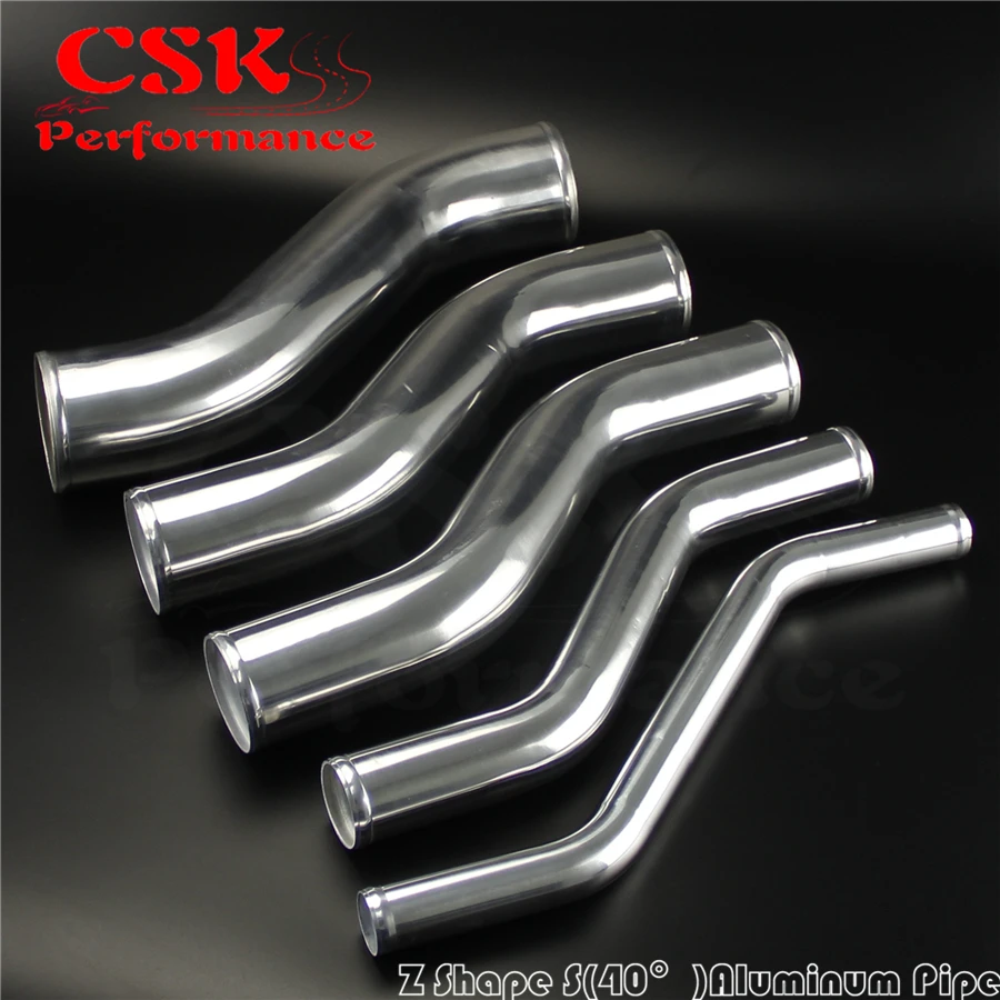 Z / S форма алюминиевый интеркулер Впускной трубопровод труба шланг 102 мм 4 дюйма L =