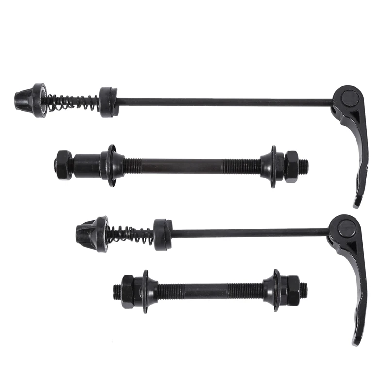 

Bike Axle Quick Release Front Rear Bicycle Axle Wheel Hub Fit for Road Bike, Mountain Bike, MTB, BMX ((1 set))