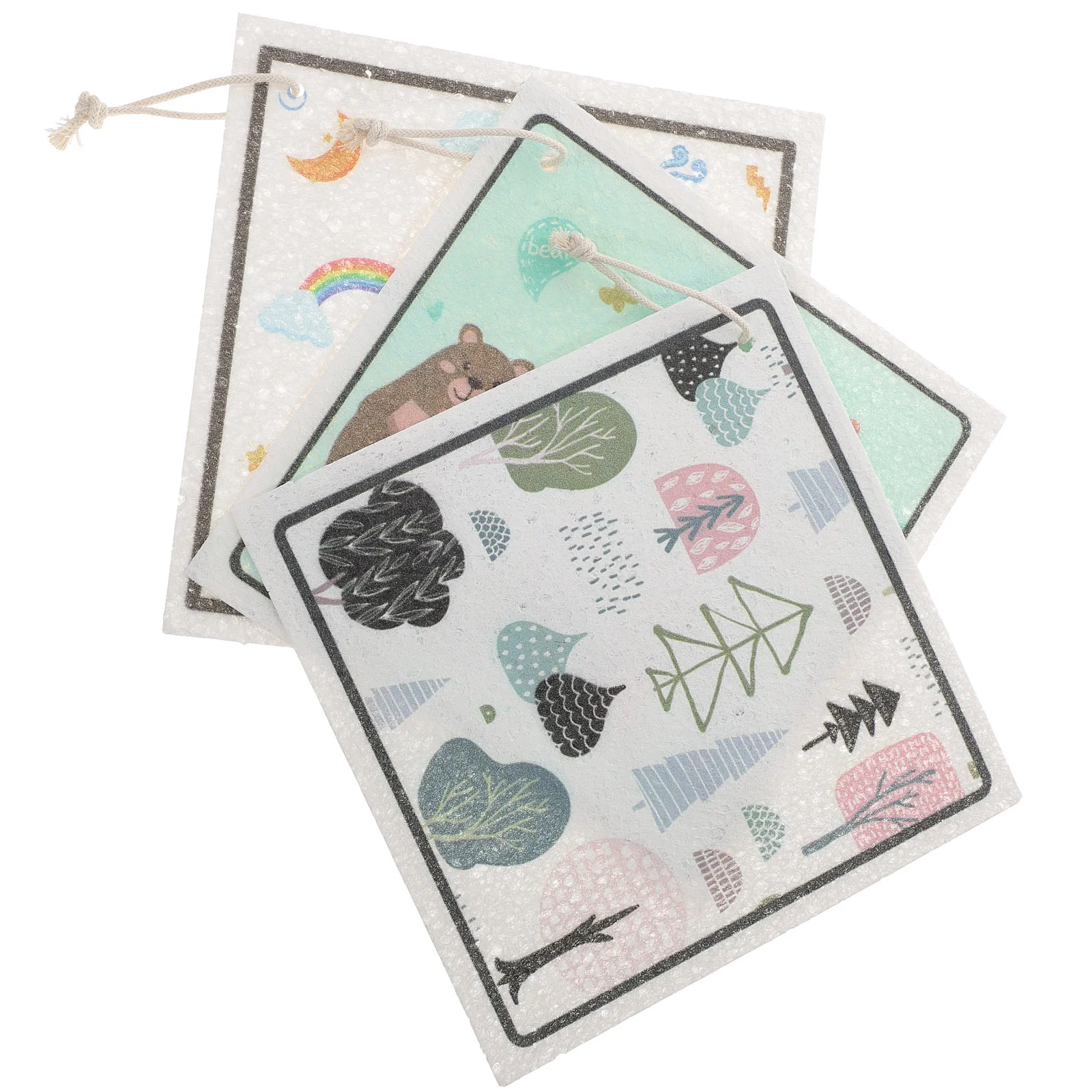 

3pcs Kitchen Towels Dishes Cleaning Glass Microfiber Cleaning Cloths Dish Rags For Washing Dishes Dish Rags for House