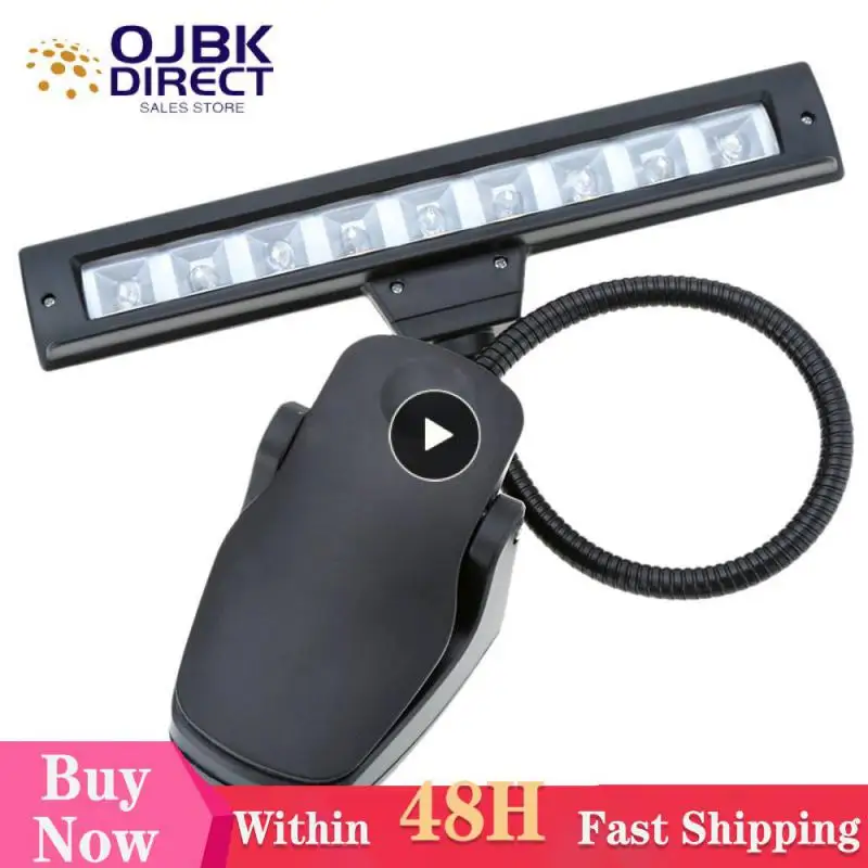 

Easy Clip Lamp Bookcase Lamp Foldable Flexible Laptop Night Lamps Music Bookholder Lamp Led Clip Table Lamps Indoor Lighting