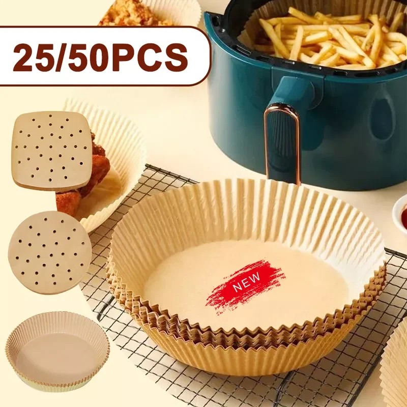 

2023New Paper for Air Fryer Baking Oil-proof and Oil-absorbing Paper for Household Barbecue Plate Food Oven Kitchen Pan Pad