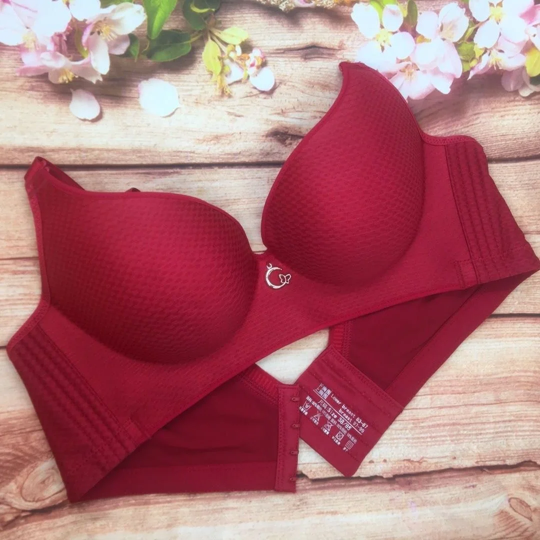 

[8-cm]super Thick Bra Small Chest Gathered Bra Flat Chest Thickened Non Steel Ring Adjustable Sexy Underwear for Women