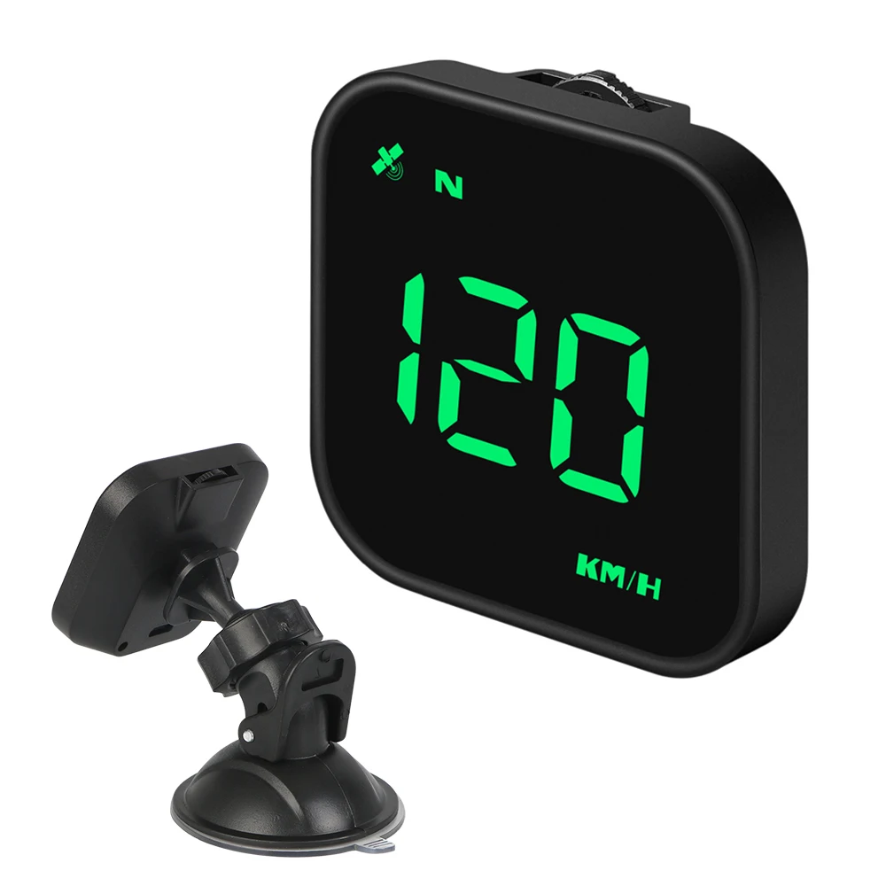 

Mini 2.5 Inch LED HUD Car Head Up Display Overspeed Alarm G4S USB Powered With GPS Compass Speedometer Fatigue Driving Reminder