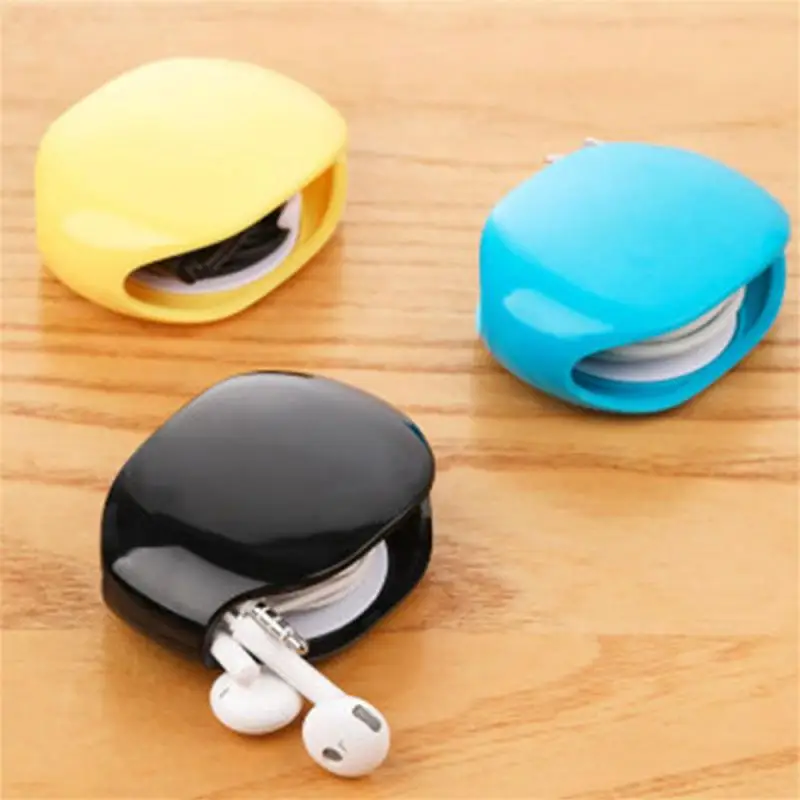 

Automatic Reel Wire Winder Wires Management Retractable Earphone Data Cable Charging Cables Storage Box for Home Accessories