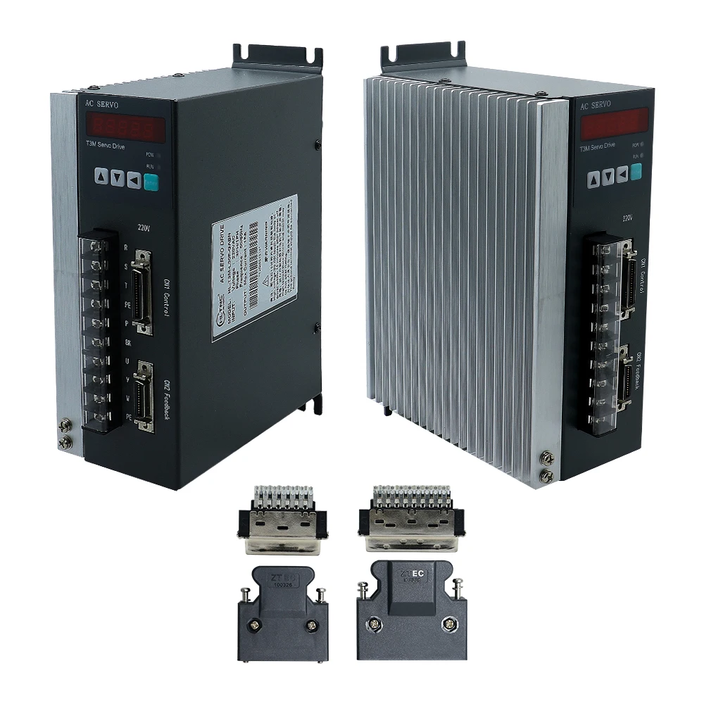 Фото Новый серводрайвер T3G-L30F T3M-L30F-GABN 220В 50/60Гц AC 3PH/1PH с выходом 15А для ЧПУ-фрезеров и токарных станков 110 130 №2