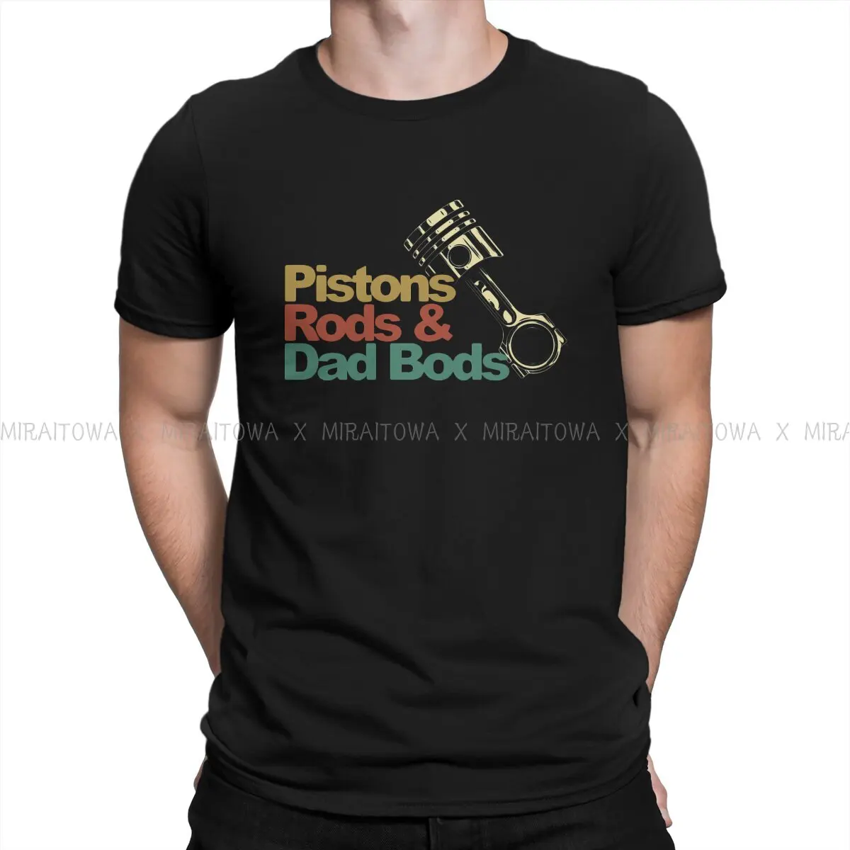 

Шток поршня и папа Bods Специальная футболка мем высшего качества новый дизайн подарочная одежда футболка горячая Распродажа