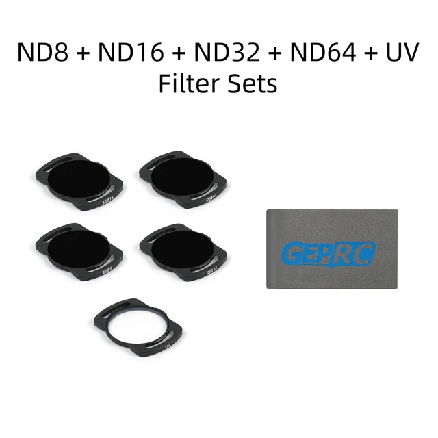 GEPRC UV ND8 ND16 ND32 ND64 filters set for DJI O3 Air Unit