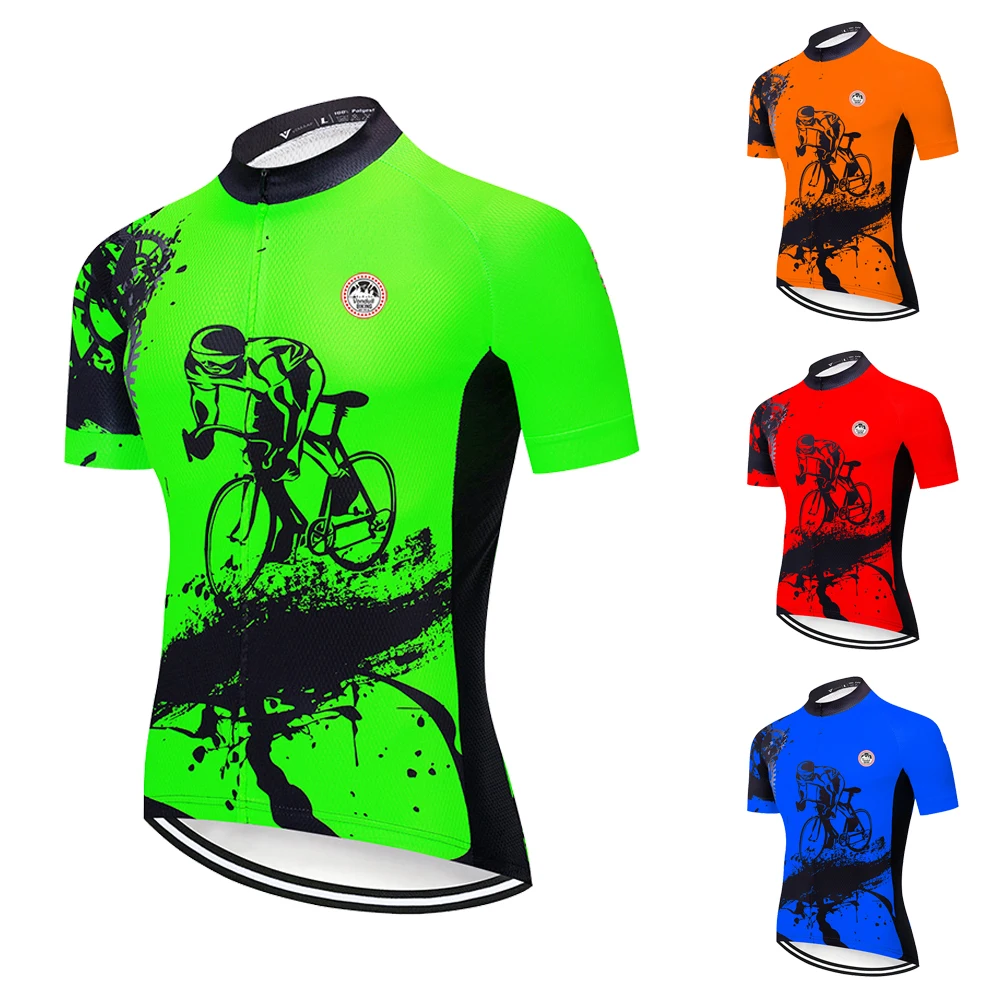 Футболка Мужская дышащая с коротким рукавом для езды на велосипеде