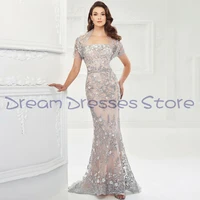 high quality mother of bride vertically floor length applique dresses flower lace dress for wedding 2022 summer m%c3%a8re formelle