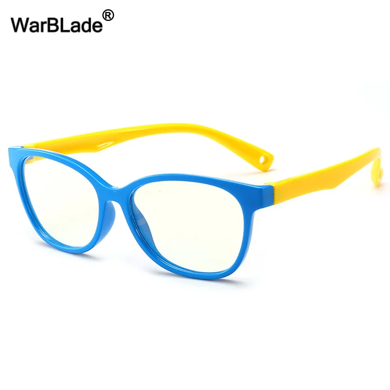 Очки Warblade квадратные голубые с защитой от света очки для мальчиков и девочек
